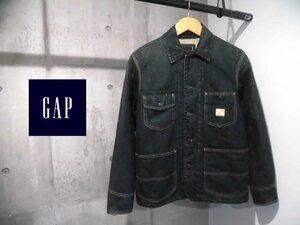 新品/GAP ギャップ/裏ボア デニム カバーオールジャケット XS/ワークジャケット/定価10,900円