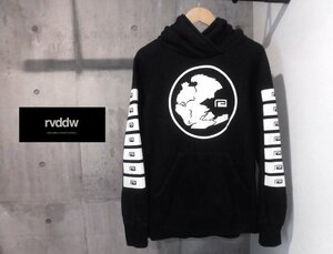 reversalリバーサル CLASSICS SWEAT PARKA 袖ロゴプリント スウェットパーカーXL/プルオーバー フーディ 特寸/黒/格闘技/rv18aw008/日本製