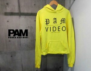 P.A.M./PERKS AND MINI パム パークスアンドミニ Video Hoodie スウェット パーカーL/プルオーバー フーディ/黄/メンズ/44243/44-A/44-B