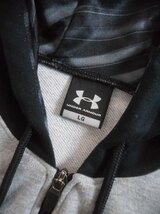 UNDER ARMOUR アンダーアーマー バスケットボール スウェットシャツ フルジップ フーディーL/スウェット ジップパーカー/メンズ/MBK1453_画像6