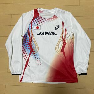 ASICS アシックス 陸上日本代表　長袖シャツ　サイズS 別注