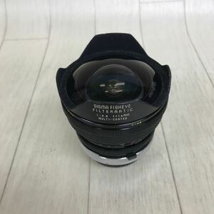 B1640 希少 レア SIGMA シグマ Fisheye 16mm 1:2.8 FILTERMATIC 魚眼レンズ カメラレンズ 現状 動作未確認 ジャンク