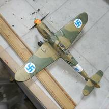 1/72 フィンランド空軍　Bf109完成品ジャンク扱い_画像1