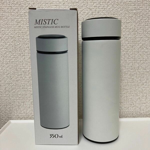 新品　水筒 MISTIC 350ml 直飲み スクリュー栓 真空断熱 ミニ ステンレス ボトル 保温 保冷 ゴールド　お弁当