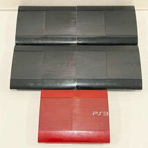 1円～ HDD 封印5台 PS3 sony プレステ3 CECH-4000B×4 4000C本体 計5台 大量 まとめ 通電確認済 PlayStation3 ソニー ジャンク_画像1