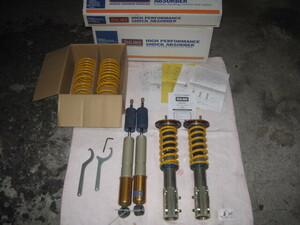 OHLINS(オーリンズ)　DFV 全長調整式 車高調　HONDA CIVIC(FD2)用　中古品 一式