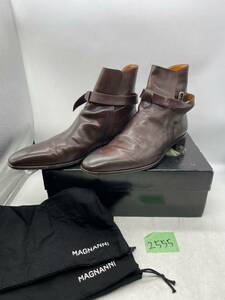 MAGNANNI マグナーニ サイズ43 箱付き ブラウン ビジネス ビジネスシューズ ブランドシューズ メンズファッション 服飾品 u2555