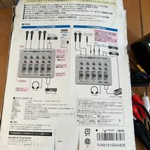 audio-technicaオーディオテクニカ AT-PMX5P ポータブルマルチミキサー オーディオ音響機器 PA機器　説明書無し　電源動作良好_画像9