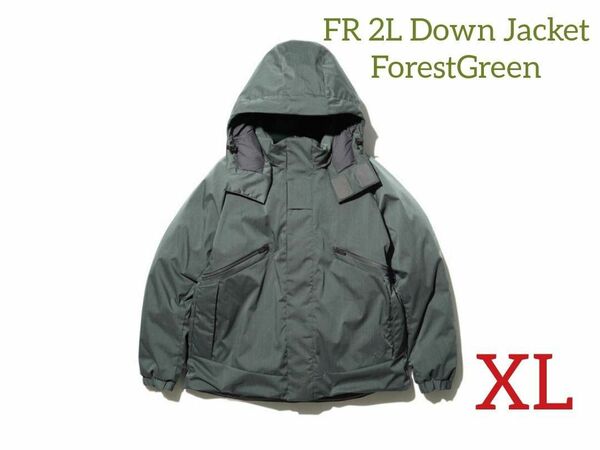 スノーピーク snow peak FR 2L Down Jacket XL ダウンジャケット Forest Green