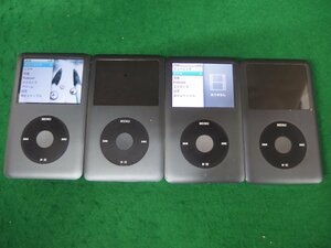 ユ■IP513　♪Apple iPod classic 160GB 4台セット Model No:A1238 ジャンク