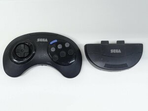 レ■/Zこ7521　SEGA メガドライブ コードレスパッド SJ-6500、レシーバー HAA-2653 セット 動作未確認 ジャンク 保証無