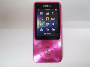 ユ■/Zこ7537　SONY ソニー WALKMAN ウォークマン NW-S13 ビビットピンク 4GB 再生OK ジャンク 保証無