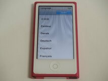 ユ■IP519　♪Apple iPod nano A1446 第7世代 16GB 初期化済 現状品_画像1