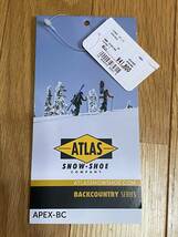 【送料無料】アトラス ATLAS エイペックス BC 25 スノーシュー APEX-BC 冬登山 雪歩き 雪山登山 モンベル MSR_画像6