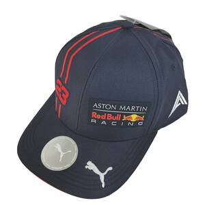 新品◆PUMA×Red Bull RACING◆AMRBR レプリカ Alex Albon BB Cap 紺◆プーマ 帽子 キャップ レッドブル ASTON MARTIN 023293◆J1930