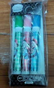 Y1422 : Disney store　細字POSCA　3本セット　新品未使用