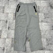 Champion チャンピオン sweat pants スウェットパンツ ビッグ刺繍ロゴ 裾ドローコード ダンス 玉FL3381_画像2