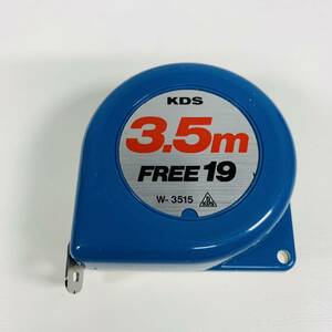 新品　巻尺　メジャー　スケール　KDS FREE19巾　3.5m W-3515