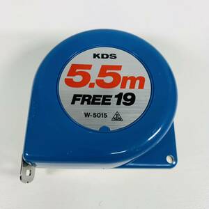 新品　巻尺　メジャー　スケール　KDS FREE19巾　5.5m W-5015