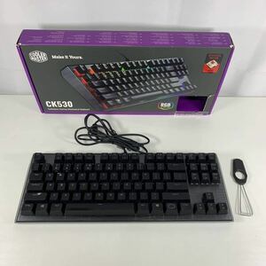 中古動作品COOLER MASTER ゲーミング メカニカル キーボード CK530 cherry 赤軸