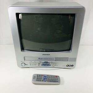 超美品 シャープ ビデオ内蔵型テレビ テレビデオ VT-14FJ3 フレッシュグレー SHARP VHS ブラウン管テレビ デッドストック