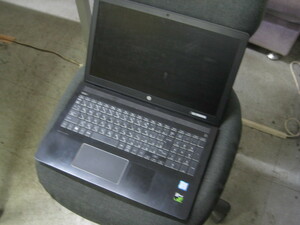 ジャンク品!!!hp Pavilion Power Laptop 15-cb0xx Corei7-7700HQ BIOS起動!! B014