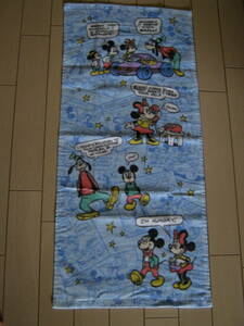 1.[ new goods ] Disney Goofy Mickey minnie * face towel * American Comics pattern 