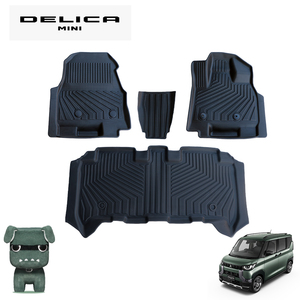  Mitsubishi DELICA MINI Delica Mini B30 series 2023 year 5 month ~ 3D floor mat water-repellent . is dirty TPE material rubber mat waterproof for 1 vehicle set washing with water 