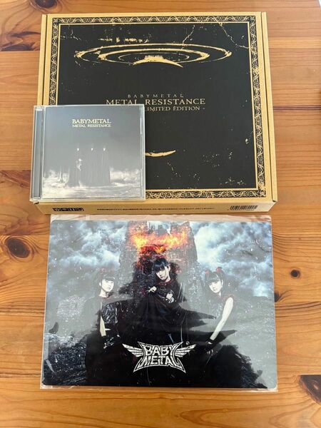 BABYMETAL METAL RESISTANCE THE ONE LIMITED EDITION＋通常盤(DVD付)＋下敷き