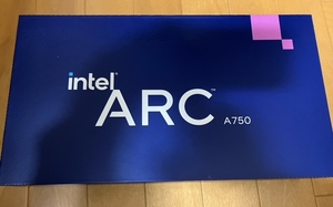 【新品未開封品】インテル製 Intel Arc A750 8GB グラフィックボード