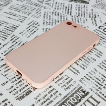 iPhone 7/8/SE ガラス背面シリコンケース [29]ピンク (4)_画像7