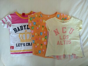 半袖Tシャツ3枚組★110〜120★BABY DOLLなど