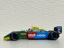 PMA 1/43 ベネトン・B190 フォード　ネルソン・ピケ　カスタム　ミニチャンプス　1990年 F1 即決あり　テンションワイヤー追加等_画像4