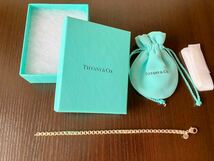 箱などあり TIFFANY&Co ティファニー ベネチアン リンク ブレスレット シルバー ミディアム silver925 Tiffany アクセサリー_画像1