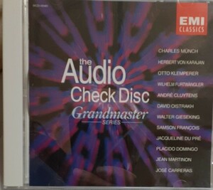 非売盤CD:「EMIクラシックス オーディオ・チェック・ディスク」(国内盤、中古品、帯なし)