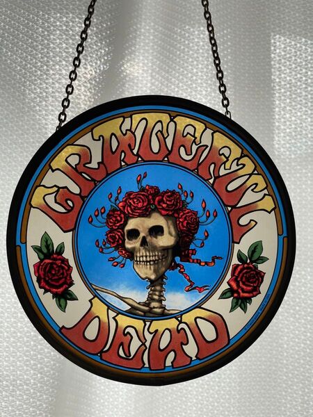 Grateful Dead グレイトフル デッド ステンドグラス スケルトン&ローズ SKELETON & ROSES