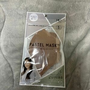 PASTEL MASK 洗って使えるマスク 3枚入り Sスモールみちょぱセレクトマスクカラー圧着シート入り