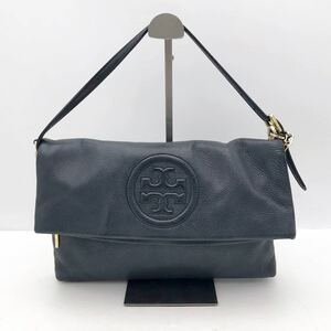 TORY BURCH トリーバーチ レザー 2WAY クロスボディ ショルダーバッグ クラッチバッグ 黒 ブラック【NK5299】