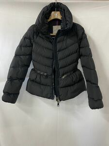 MONCLER モンクレール MIRIEL ミリエル ダウンジャケット サイズ0 ブラック スモールロゴ ダウン90% フェザー10% レディース【NK5251】