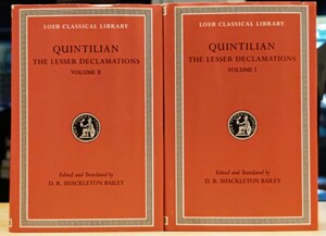 r0216-10.Quintilian Lesser Declamations 2冊揃い/LOEB CLASSICAL LIBRARY/ローブ・クラシカルライブラリー/洋書/古典/文学/