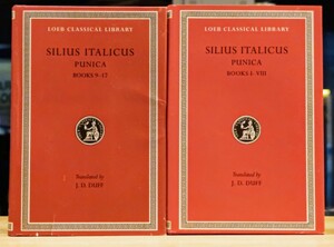 r0216-3.Silius Italicus 2冊揃い/LOEB CLASSICAL LIBRARY/ローブ・クラシカルライブラリー/洋書/古典/文学/