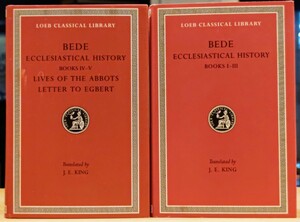 r0216-6.Bede Historical Works 2冊揃い/LOEB CLASSICAL LIBRARY/ローブ・クラシカルライブラリー/洋書/古典/文学/