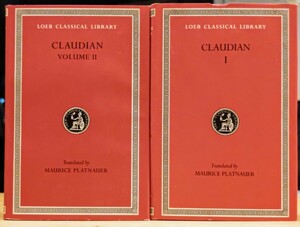 r0216-13.Claudian 2冊揃い/LOEB CLASSICAL LIBRARY/ローブ・クラシカルライブラリー/洋書/古典/文学/