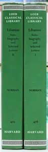 r0209-14.LIBANIUS AUTOBIOGRAPHY AND SELECTED LETTERS 全2巻揃い/loeb classical library/古典/ギリシャ語/洋書/自伝/書簡/リバニオス