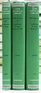 r0201-11.Philostratus APOLLONIUS OF TYANA 全3巻揃い/LOEB CLASSICAL LIBRARY/ローブ・クラシカルライブラリー/ピロストラトス/洋書/古典