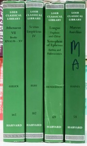 r0209-21.loeb classical library 4冊/ローブ・クラシカルライブラリー/古典/文学/ギリシャ語/洋書/歴史/詩/哲学/思想/社会科学