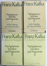 r0202-18.フランツ・カフカ 4冊/Franz Kafka/文学/モダニズム/小説/文芸評論/洋書/ドイツ語/S. Fischer/ディスプレイ/ハードカバー_画像1