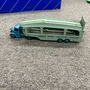 07282 ホビー　模型車　車　レーシングカー キャリアdinky toys bedford pullmore car transporterdinky toys transporteur 現状品