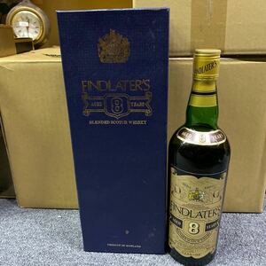 07339 古酒 未開栓　フィンドレター 8年 スコッチウイスキー 760ml 43% FINDLATERS SCOTCH ウイスキー特級　箱付き