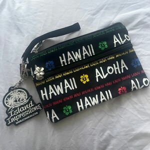 KC Hawaii ハワイ　アイランド　インプレッションズ　リストレット　ポーチ